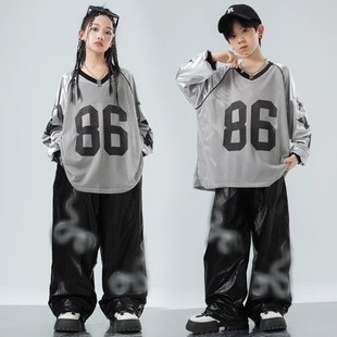 速发街舞少儿潮服男孩出iphop套装 炸街服帅演h酷男孩穿搭 嘻哈服装