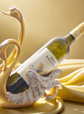 速发厅奢高家感天鹅酒架摆件级居客轻酒柜电视柜艺术装饰品红酒酒