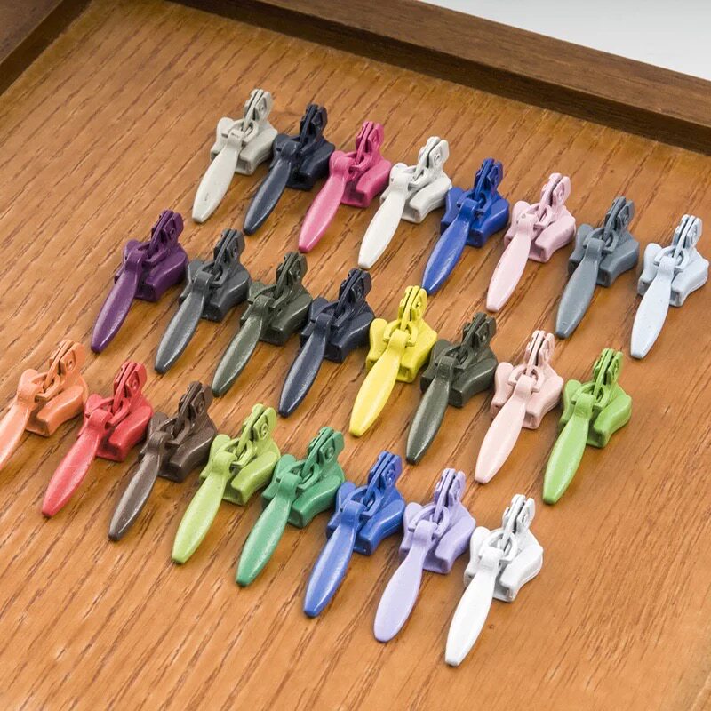 速发隐形拉链头彩色长连衣裙拉锁裤子抱枕靠垫小拉头辅料拉链配件
