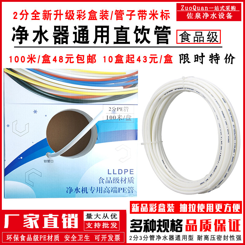 速发净水器管滤P/4软管接头配件2分1E管纯水机直饮水机子芯配件