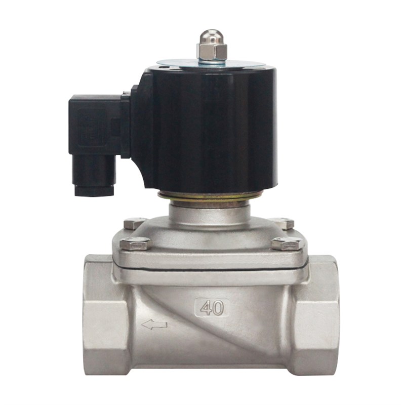 速发D40瓦斯瓦斯沼气2T-400-40B不锈钢电磁阀1寸半 24V 220V