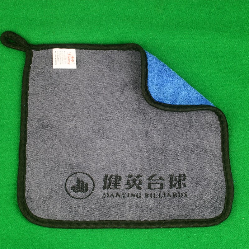 速发健英JI杆台球配件擦杆布无痕布纯色擦干毛巾球G专用擦杆布