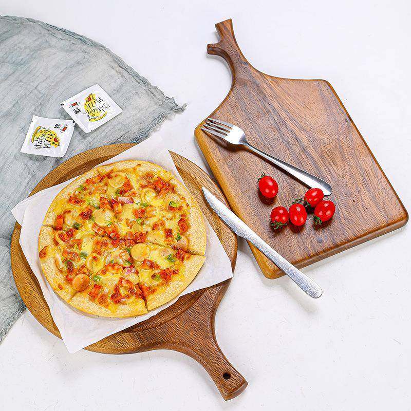 盘胡桃DYG木西餐牛排盘质用托餐盘切菜砧板家披萨盘实木面板木蛋