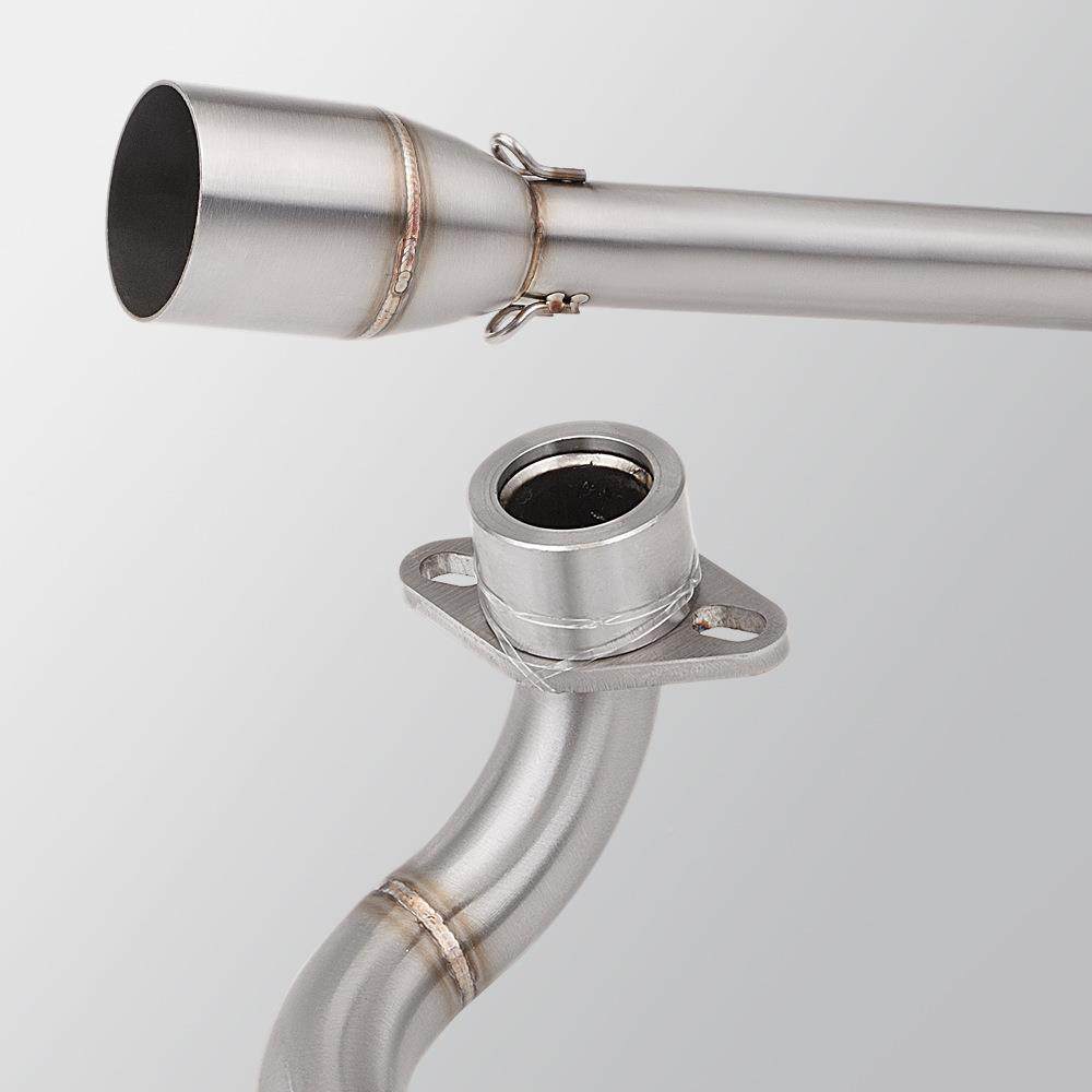 赛科龙RT车3IXB前段排气管套尾段消声器装不钢碳纤维锈专无损安装