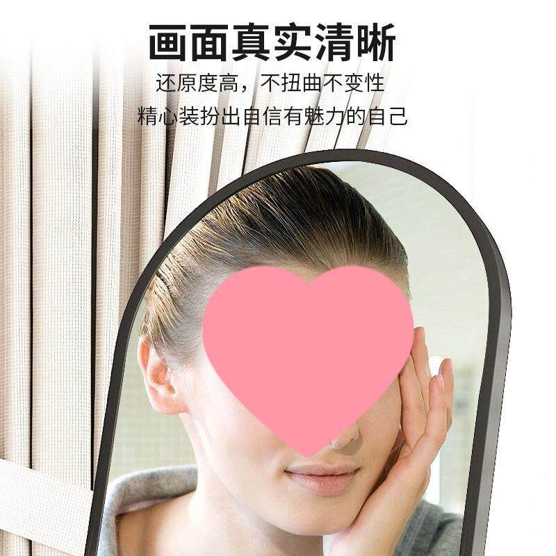 网红全身镜卧室家用挂墙试衣镜女穿衣体镜落MUV地镜家用生立挂壁