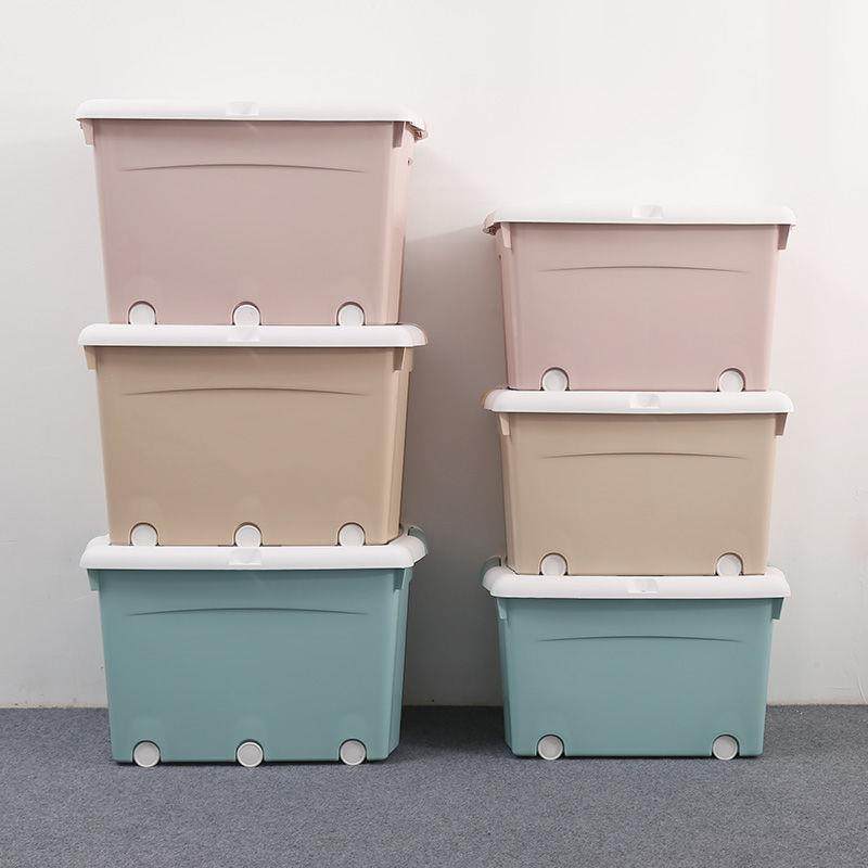 Y0N生宿舍带锁收纳箱厚塑料学箱储24物箱带盖加有滑轮纳收盒衣服,收纳整理,收纳箱,淘宝优惠券,粉丝福利购,淘宝优惠卷