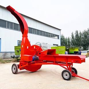 柴草油力三轮铡草车动进料秸秆切段机饲揉XCU动自丝机操作简介