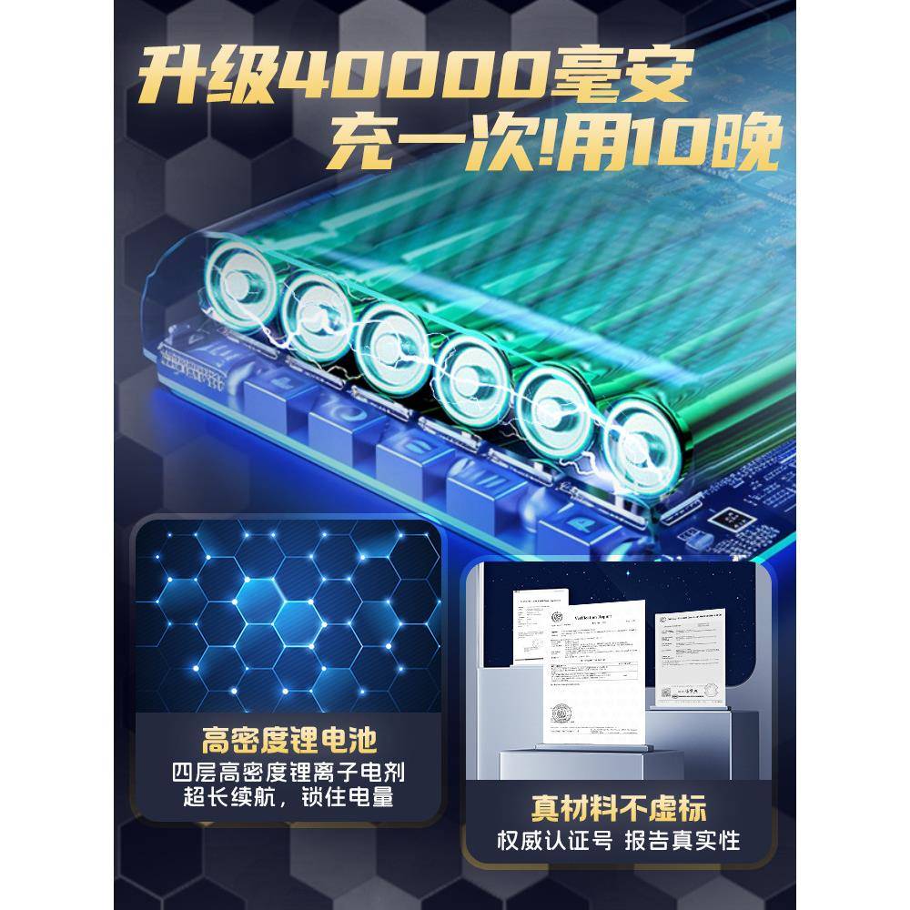 夜市外摆摊专用ed灯RTD爆亮充电灯超l长续航大容量户露营泡灯照明