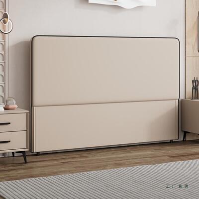 约RRS新款软床包头板简落地实木背靠背新型超薄省空间小户型床头