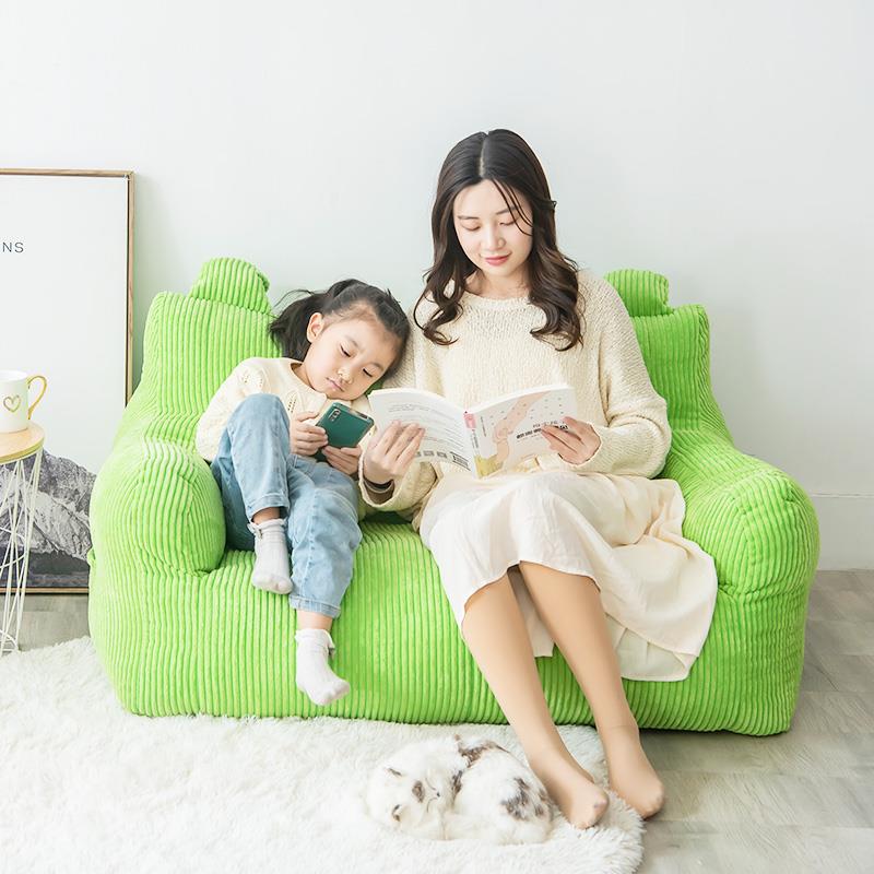 L7灯芯绒人童沙发榻米儿双人沙发迷你宝宝懒小型IFF榻公主单人沙