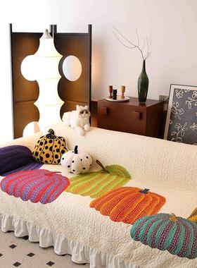 四南季沙发发盖布春夏飘窗沙发沙套罩瓜沙FTZ巾套布发垫