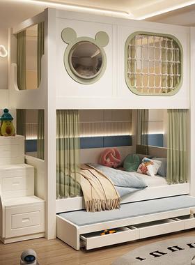 LEH太空舱上下床双铺层床不儿母童床上下双人达人两层子床互打扰S