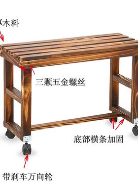 防腐木花外架子阳台室内多层户外梯多花肉架阶单层盆栽A1花盆架带