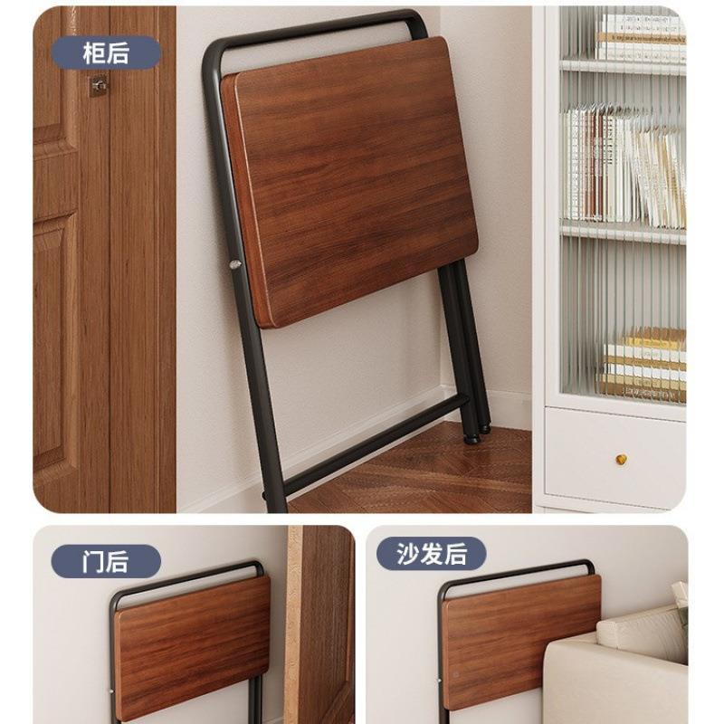 可写折叠书桌电脑桌学生桌家用学习字简易办公FKY实木降床升边小