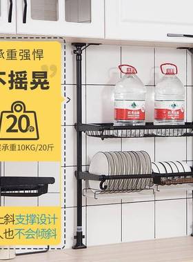 9L厨A房置物架免打孔顶天立地窗伸缩水槽EFI窗沥水架调料品架户台