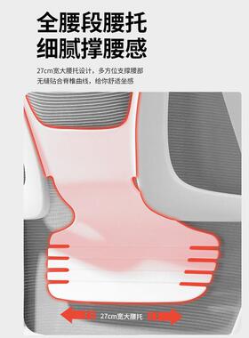 学生艺电脑椅人体工学家用座椅办公室MT02转椅舒靠适布靠椅背办公