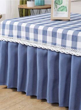 套茶几桌布方形家OXE用长厅田园客餐桌台布电视柜防尘盖布罩风格