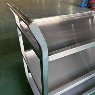 KSA不小推车焊接加厚学锈钢双层三层收餐车厨房大餐厅酒店自助校