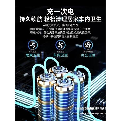 车载吸尘器无充力电大线功率汽车LEZ家用两用大吸小型手用持