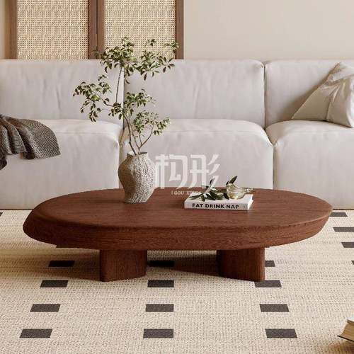 古实木茶几茶桌家风用025新款2小户型形简HDX异约创意原木其他绢