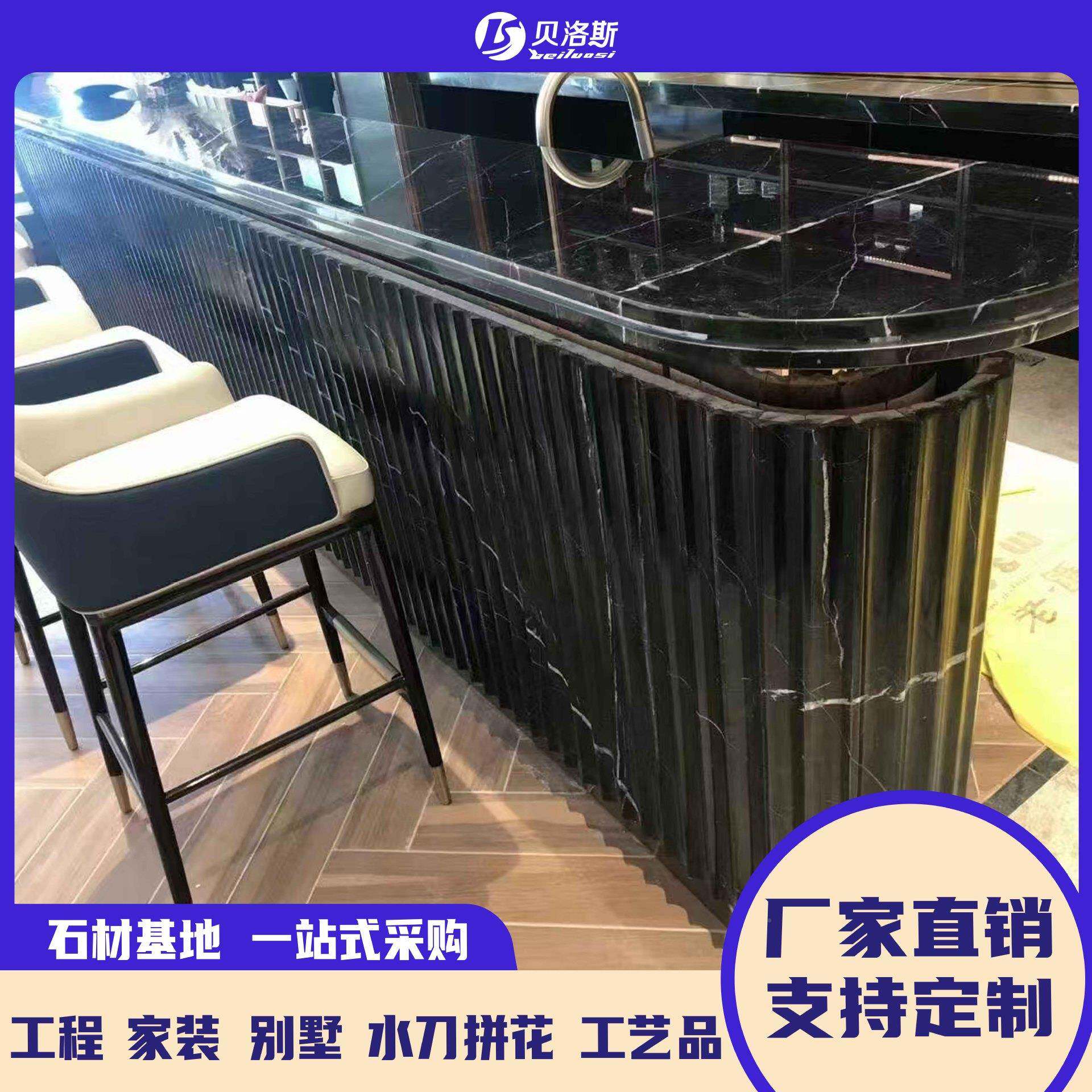 踢天石材黑白根色大理石淋浴板门套身拼墙花雕然刻GWH脚线地砖