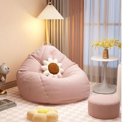 懒HXT人沙发单豆可睡躺家用宿舍阳台椅袋子红网躺卧豆包卧人室