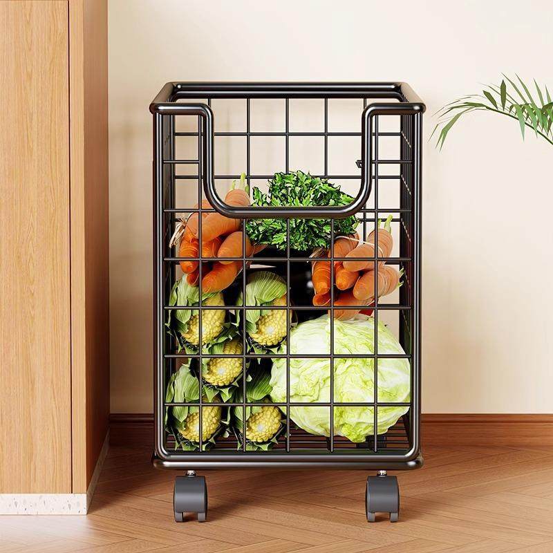 厨房蔬菜置物可移动小推架车卧收xJd7PXTX室玩具收纳篮衣浴室脏折,厨房/烹饪用具,抹布架/厨房清洁收纳架,淘宝优惠券,粉丝福利购,淘宝优惠卷