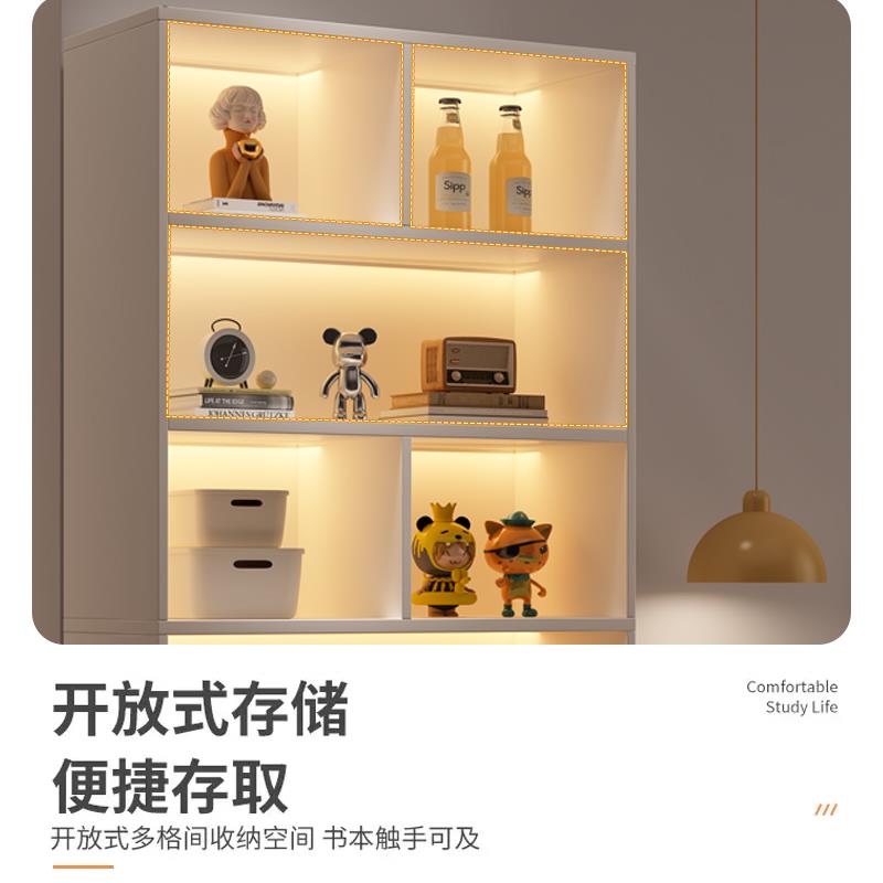 A10L层小电视柜旁置物家用书架简易UQG落地收架纳过道柜子客厅多