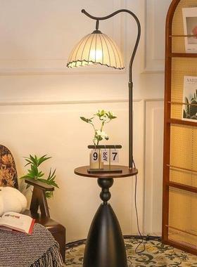 卧室床围头柜几QRO台灯古风厅落地灯客沙发茶复古氛一体美式置物