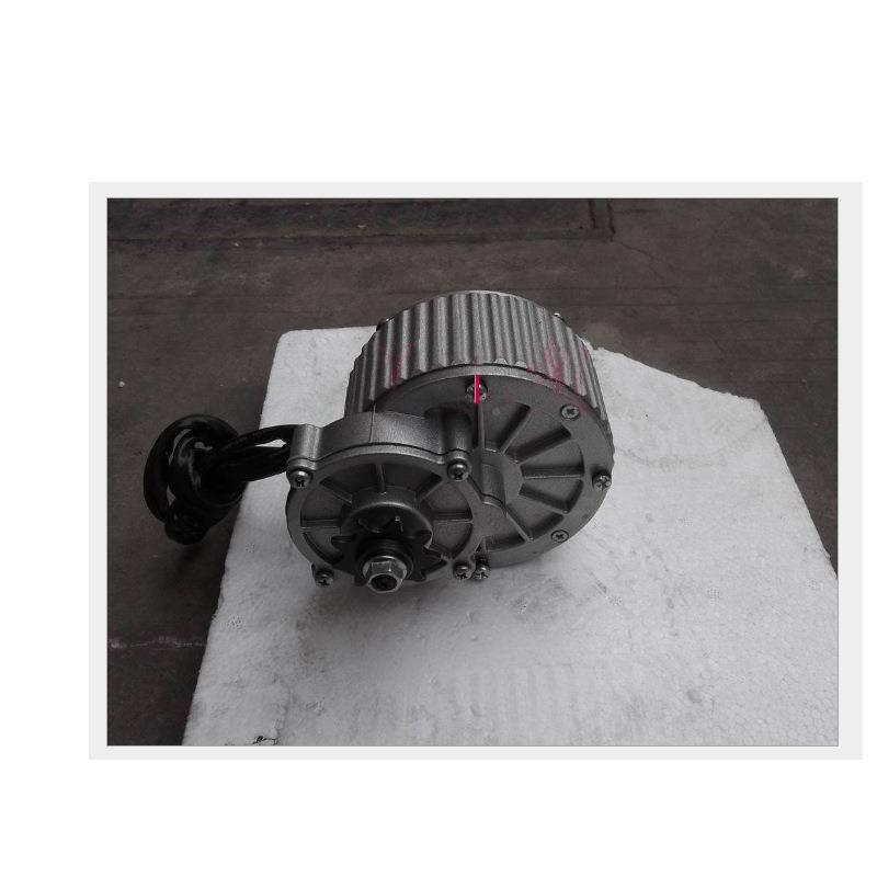 尤奈永直流有刷减速电机MY1磁018-450CWFW24V36v电动自行特车车配