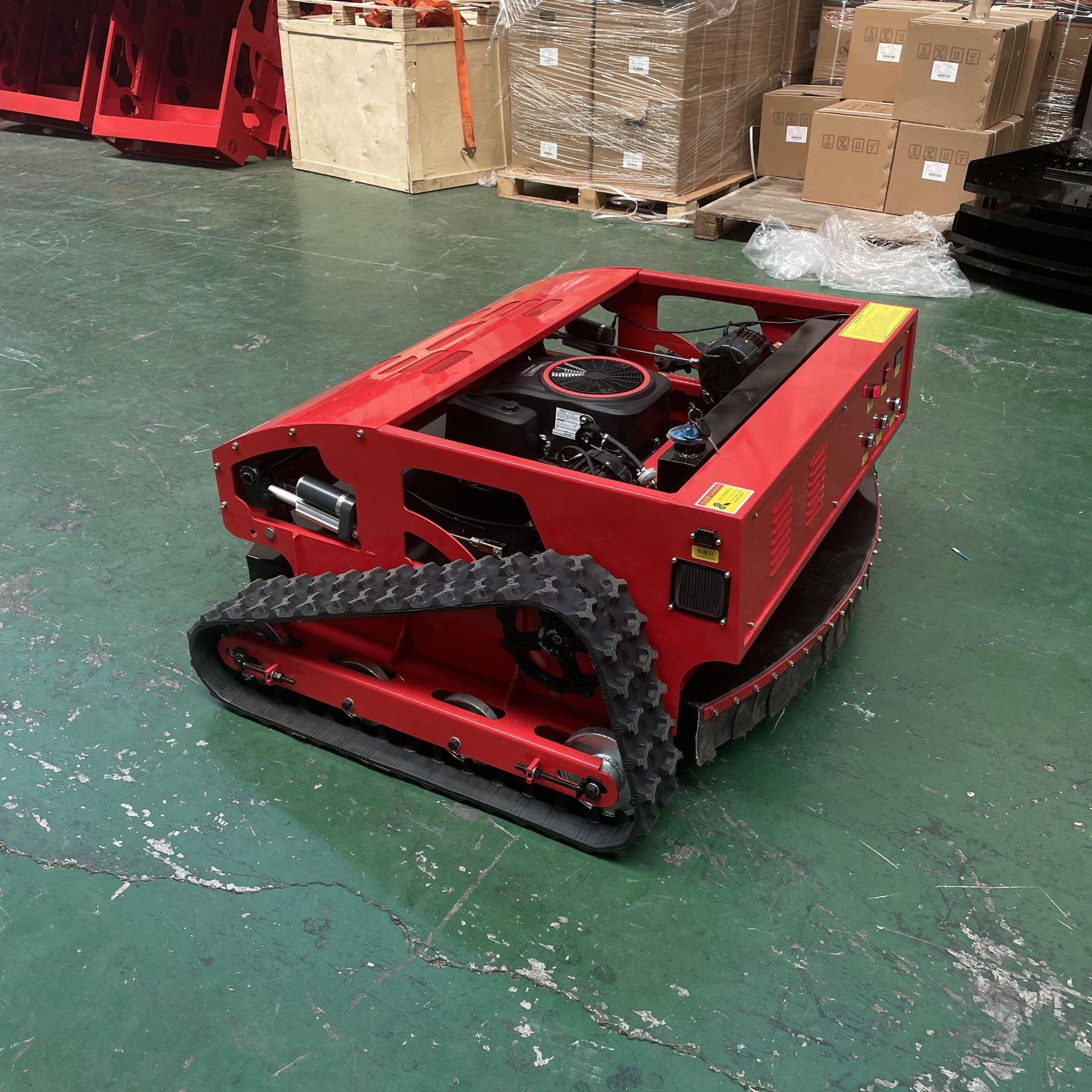 海拓制造16马力履HUM坡碎带割草电机无刷机燃油草坪机斜除草草机