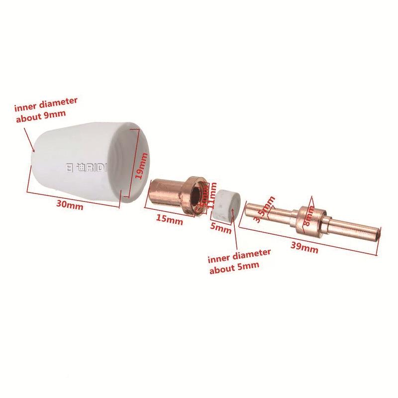 0PT-31/温州40A/等离子割配JZT件LG4电喷切嘴70PCS保护罩极分流器