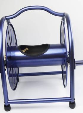 跨水境不锈钢花园管车绕管器LVD园纳林卷管器管架蓝色中号水管水