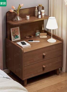 床头柜卧家用加宽床边室柜子带抽屉57852收纳柜室出租屋卧简易小