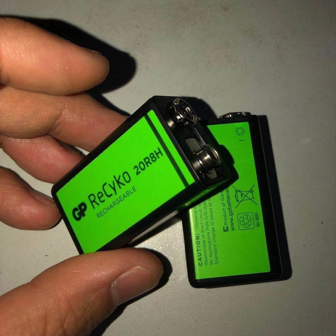 原装德国EFM022电池9V GP ReCyKo 20R8H充电器BCU-022