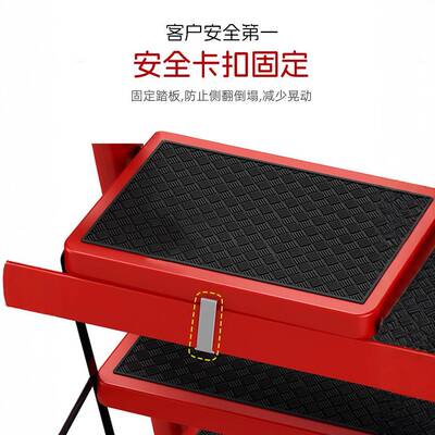 家用梯折伸缩加厚折梯多功能子便携人字LJN梯叠家庭登高叠四步五