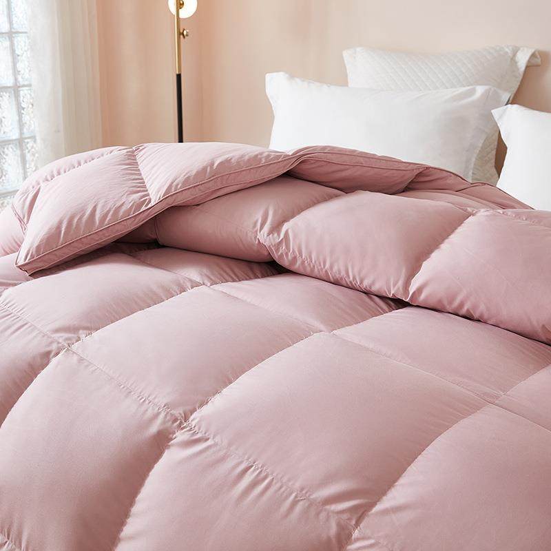 A类糯棉羽绒被壳羽绒SFN被翻自半成品充绒羽新绒小被套厂家