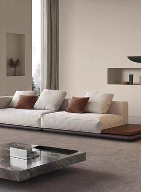 地LCY平麻线意大式极简布艺沙发厅户型组合高档棉异形沙发现代轻