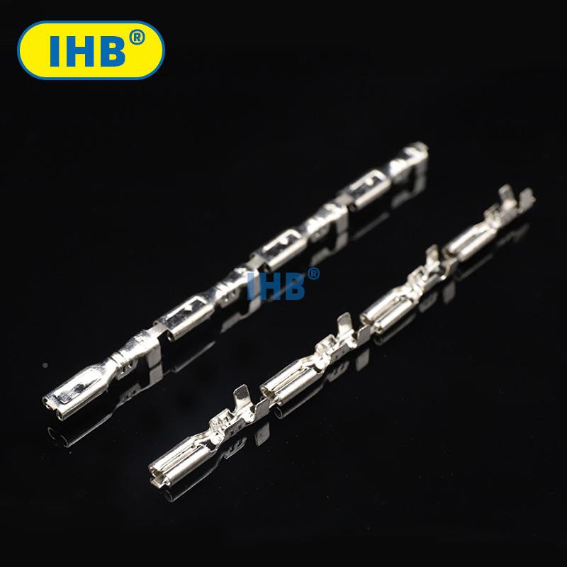 2.8连带插簧直横送连绕端子连接插件冷压10端接1BZE线端子子