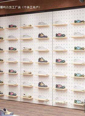 实DAF洞洞板客厅玄关入户件木质隔板板配墙面遮挡木收纳置挂物架