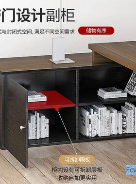 电简约新款办公桌老板板SD2003-0办公室老桌职员工位脑桌单人调可