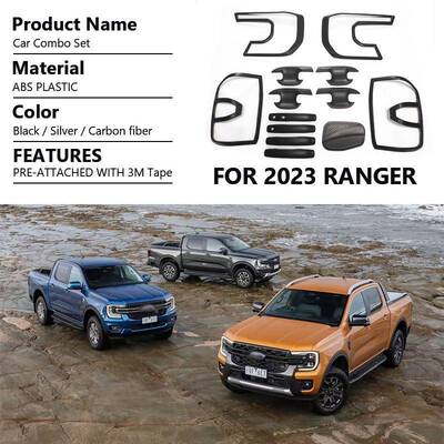 FordRanger罩025汽外饰2套件套装前后灯灯框配油箱盖门897碗拉手