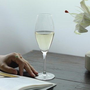 轻薄矮脚香槟杯家用水晶玻璃果酒起泡酒红酒杯甜白葡萄酒酒杯 日式