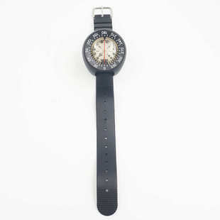 潜水指北针水下夜光指南针表罗盘方向表手腕管夹两种佩戴水肺装备