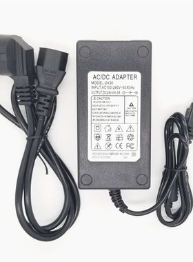 适应大井DJ-U60S-24 印表机电源配接器线24V2.5A三针口