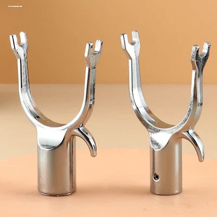 撑衣架叉头晾衣杆替换头金属叉头撑衣杆通用叉子头挂晒衣服衣叉头