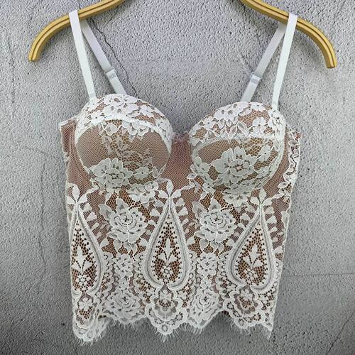 Lace lace camisole bottom tops women女式蕾丝花边吊带打底上衣