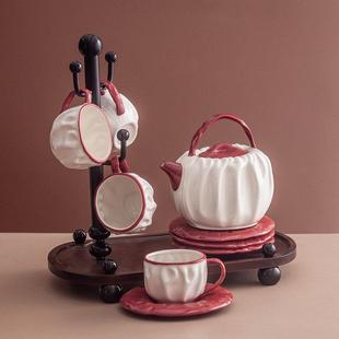 结敬茶碟新人婚喜改口茶杯茶壶敬酒陪嫁茶具套装婚庆用品礼杯物