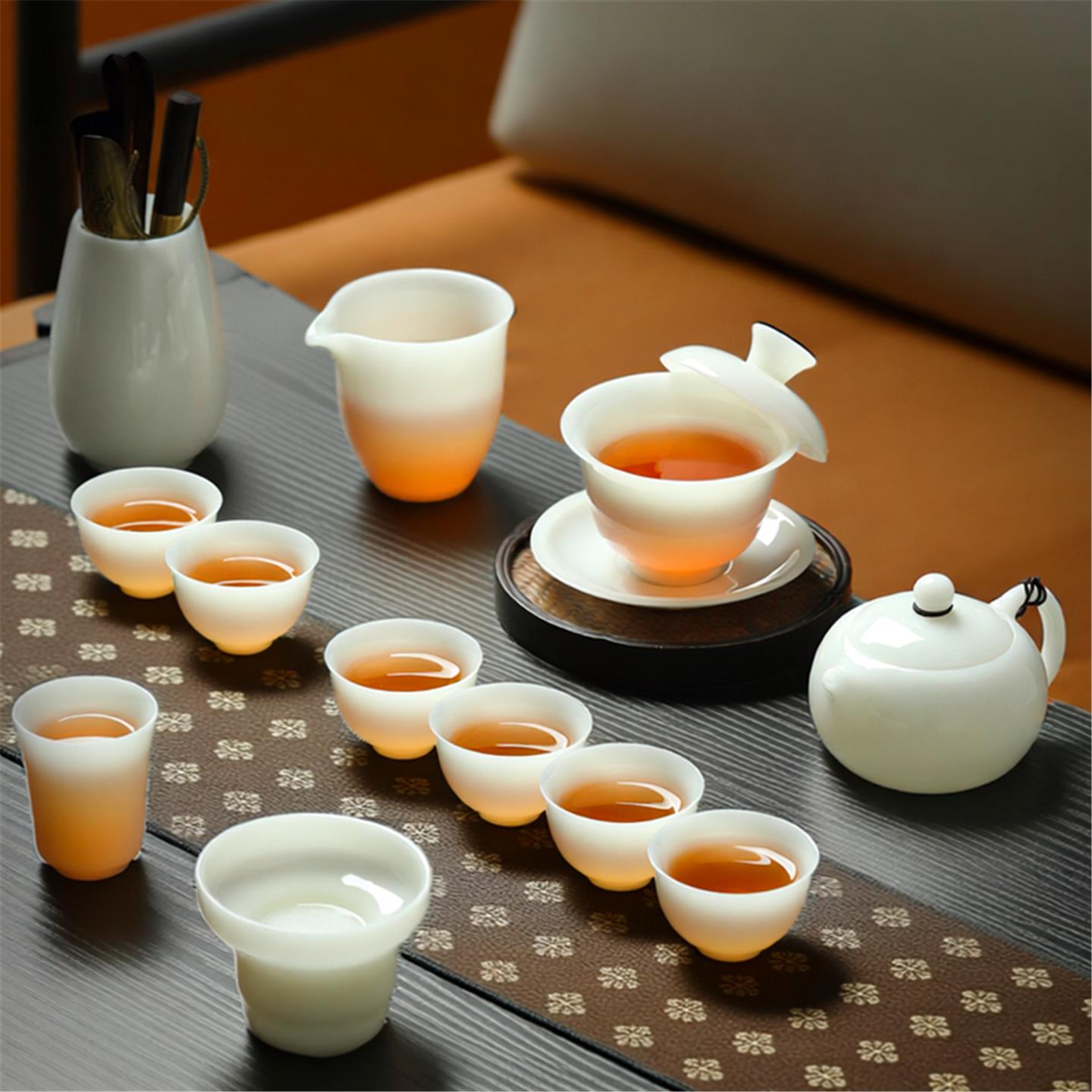功夫套装陶瓷盒羊脂白瓷礼茶杯璞玉茶轻奢现代玉高级感20260411白