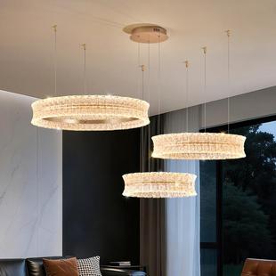 客厅吊灯意式轻意高奢极简创客主灯饭厅天鹅80526湖厅大气水晶级